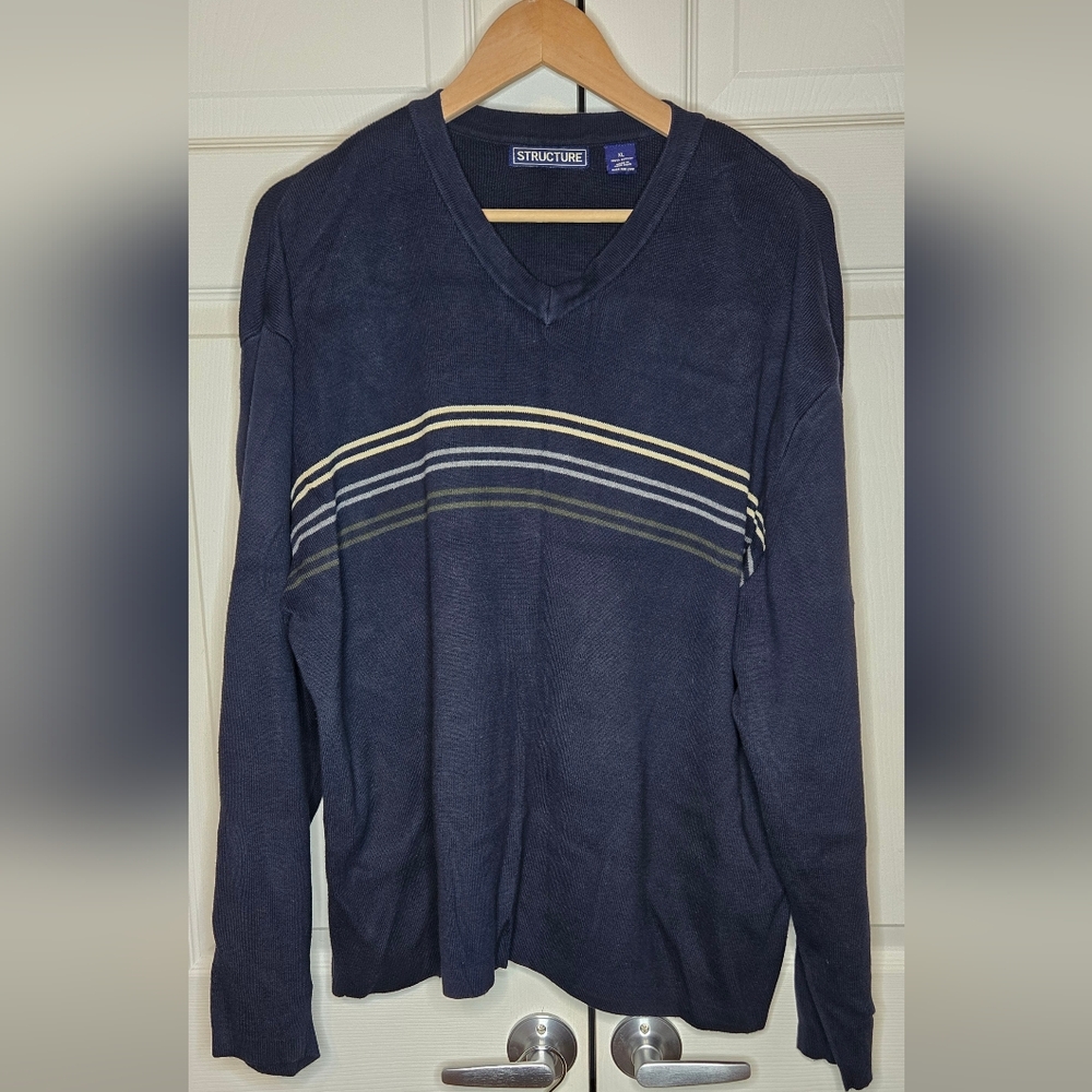 Vintage Structure Men’s Sweater – Size XL